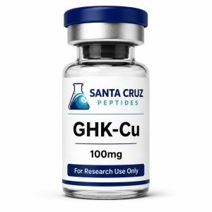 GHK-Cu 100mg research peptide vial — Santa Cruz Peptides