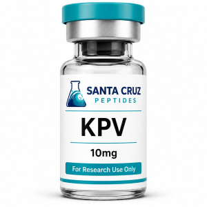 KPV 10mg research peptide vial — Santa Cruz Peptides